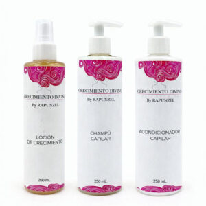 Loción, champú y acondicionador
